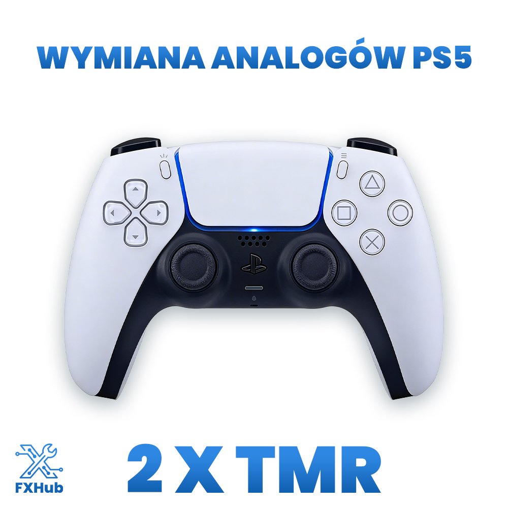 Wymiana Analogów PS5 na TMR z efektem Halla