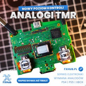 Wymiana Analogów PS5 na TMR z efektem Halla