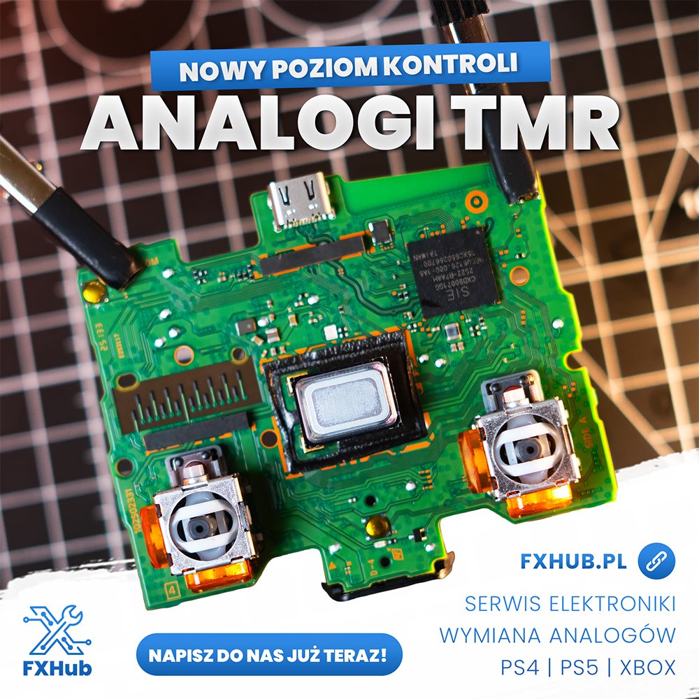 Wymiana Analogów PS5 na TMR z efektem Halla - obrazek 2